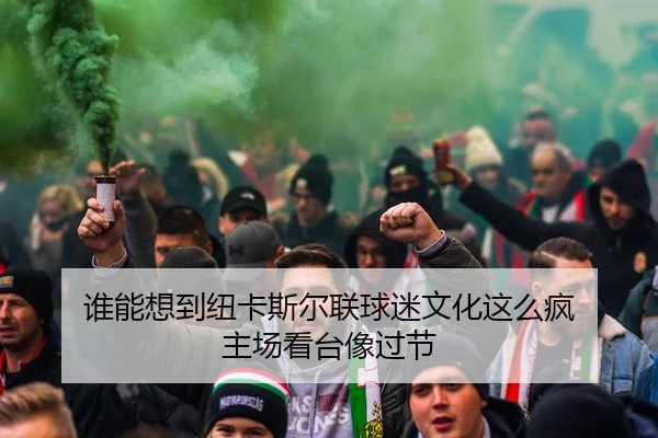 谁能想到纽卡斯尔联球迷文化这么疯 主场看台像过节